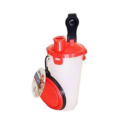 K�pek Seyahat Sulu�u ve Mama Kab� Turuncu 350 Ml