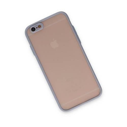 iPhone 6 K�l�f Montreal Silikon Kapak - Gri