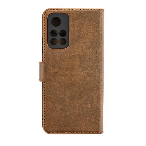 Redmi Note 11T K�l�f Trend S Plus Kapakl� K�l�f - Taba