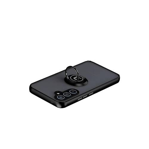 Galaxy S25 FE Montreal Y�z�kl� Silikon Kapak - Siyah