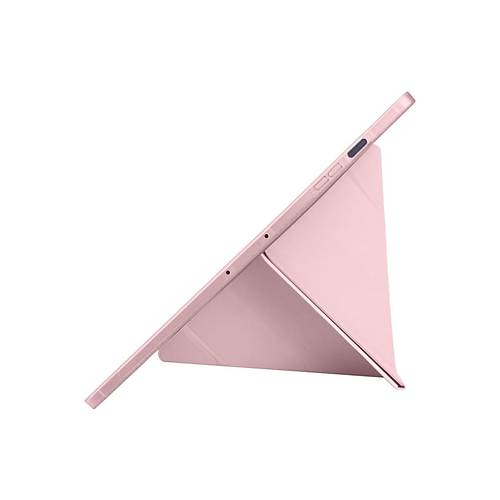 iPad Pro 13 (2024) K�l�f Kalemlikli Hugo Tablet K�l�f� - Rose Gold