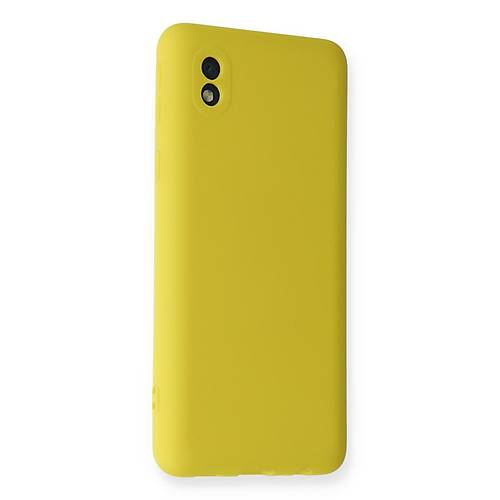Galaxy A01 Core K�l�f Nano i�i Kadife Silikon - Sar�