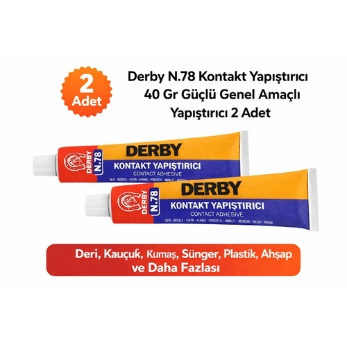 Derby N.78 Kontakt Yap��t�r�c� 40 Gr G��l� Genel Ama�l� Yap��t�r�c� 2 ADET