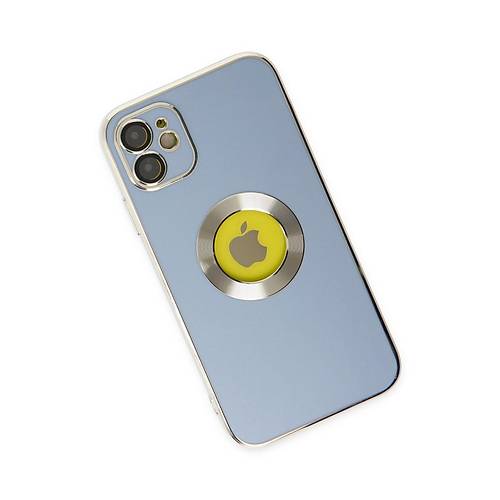 iPhone 12 K�l�f Store Silikon - Sierra Blue