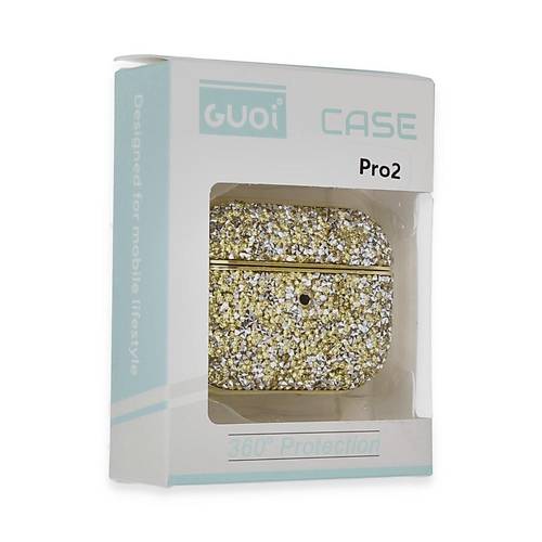 Airpods Pro 2 (2.nesil) Luz Ta�l� K�l�f - Gold