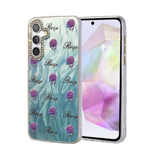 Galaxy A35 5G K�l�f Blade Aynal� Desenli Kapak - Desen 9