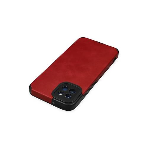 Galaxy A03 K�l�f Loop Deri Silikon - K�rm�z�