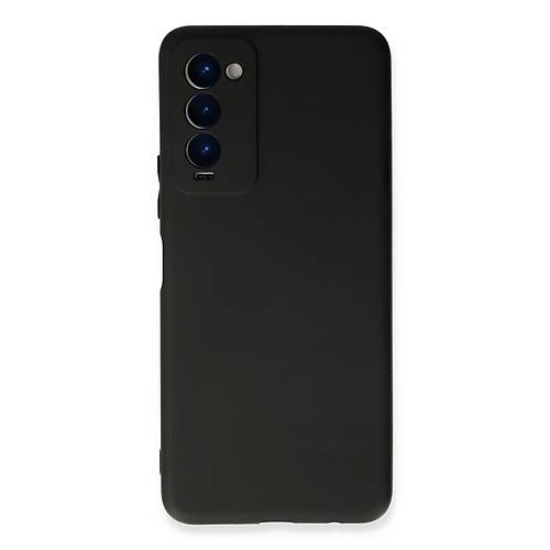 Camon 18 K�l�f First Silikon - Siyah