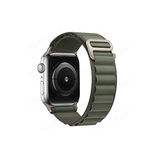 Watch Ultra 49mm Mountain Kordon - Ye�il
