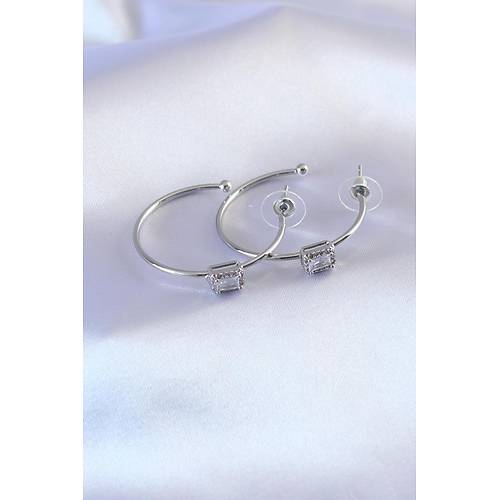 G�m�� Renk Zirkon Ta�l� Kad�n K�pe