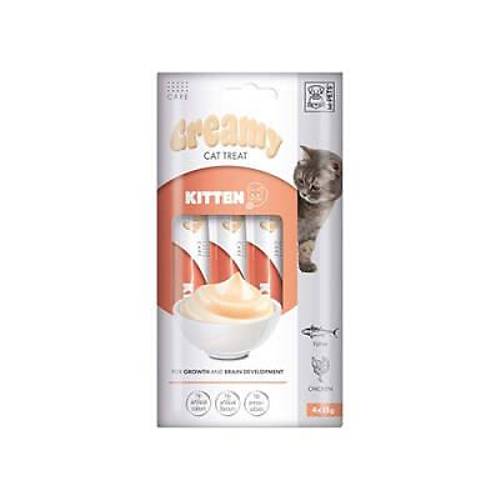 Ton Bal�kl� ve Tavuklu Krema Yavru Kedi �d�l Mamas� 4x15 Gr