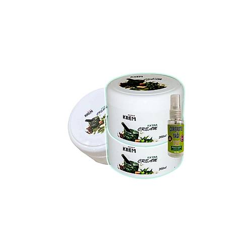 Mucizevi Krem Rahatlat�c�  Bak�m Masaj Kremi 3x125 ml+30 ml ��rek Otu Ya�� ile