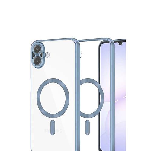 Galaxy A07 4G Kross Magneticsafe Kapak - Sierra Blue