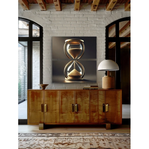 2li Kum Saati Kanvas Tablo 60x120cm x2