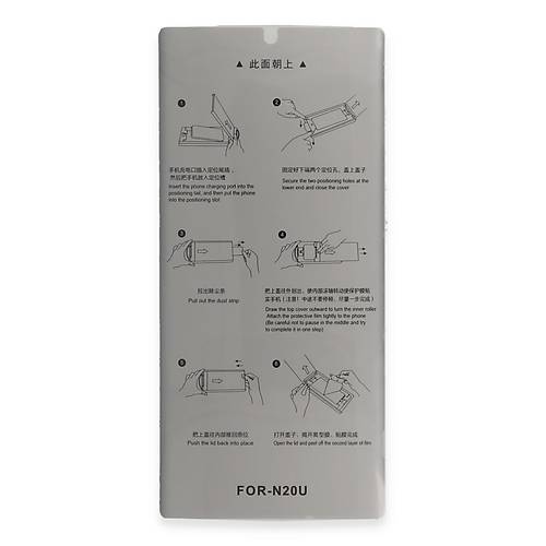 Galaxy S21 Ultra AutoKit 5in1 Fiber Hayalet Polymer Nano Ekran Koruyucu