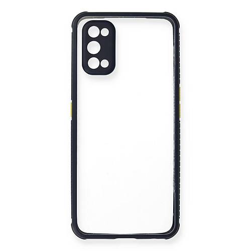 Realme 7 Pro K�l�f Miami �effaf Silikon - Lacivert