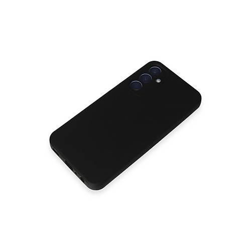 Galaxy A25 5G K�l�f Nano i�i Kadife Silikon - Siyah