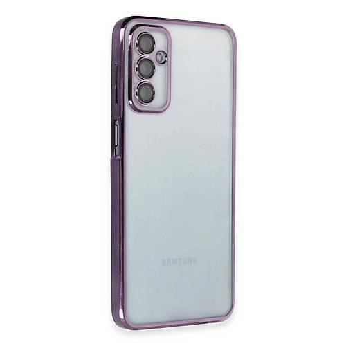 Galaxy M23 K�l�f Razer Lensli Silikon - Mor