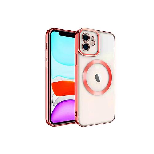 iPhone 11 K�l�f Kross Magneticsafe Kapak - K�rm�z�