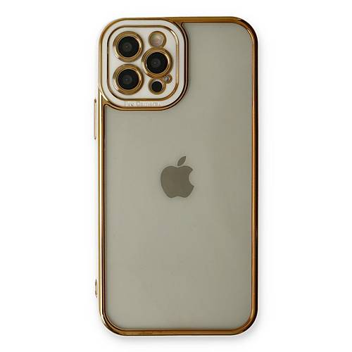 iPhone 12 Pro K�l�f Liva Lens Silikon - Beyaz