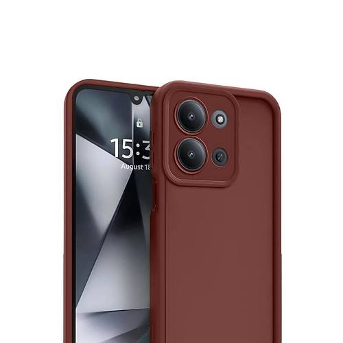 Redmi 15C 4G Viera Silikon - Bordo