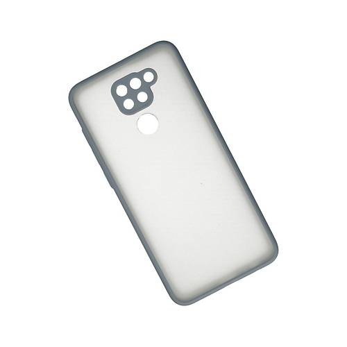 Redmi Note 9 K�l�f Montreal Silikon Kapak - Gri
