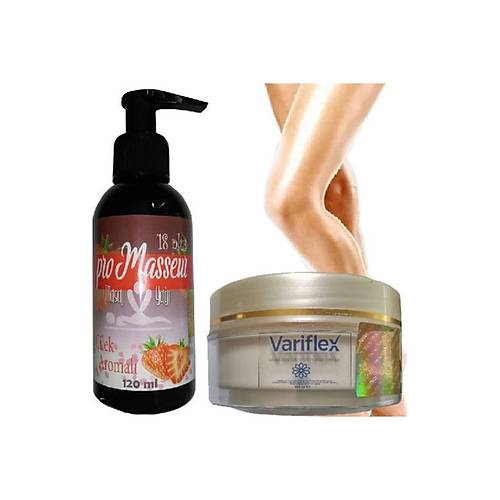 Promasseur Plus �ilek Aromal� Masaj Ya��-Variflex Krem ile