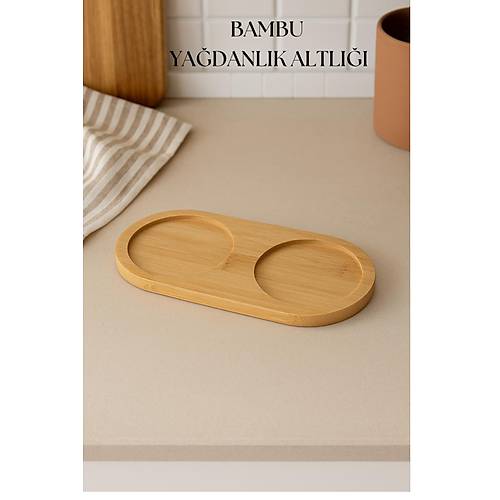 Bambu Ya�danl�k Altl��� �ift Yuval� 9x19 Cm