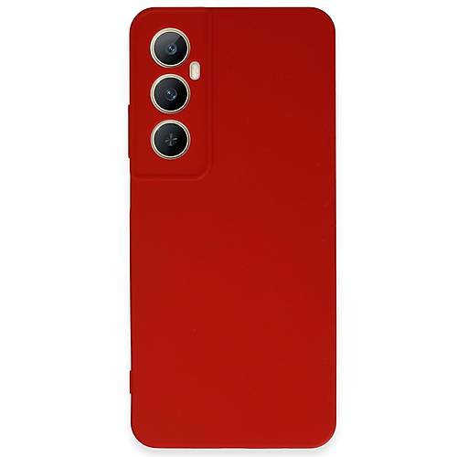 Realme C65 K�l�f First Silikon - K�rm�z�
