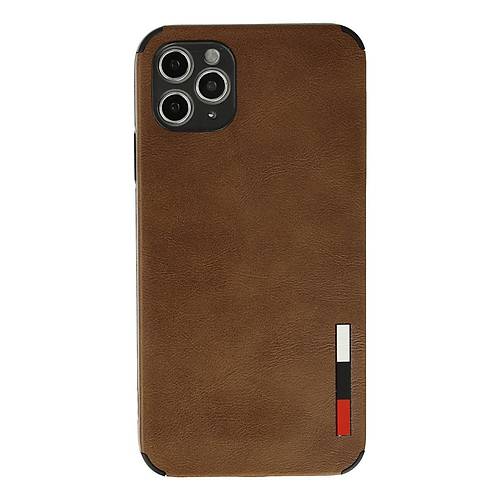 iPhone 11 Pro Max K�l�f Loop Deri Silikon - Kahverengi
