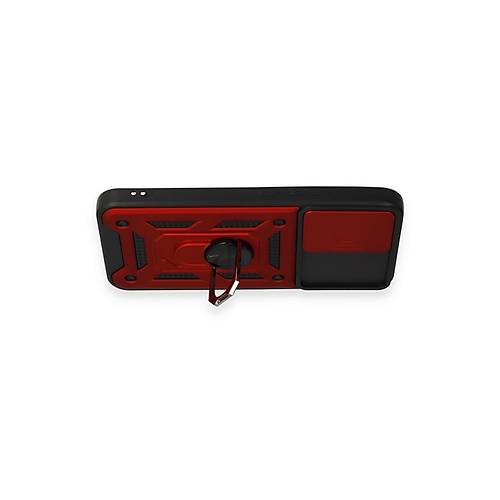 Galaxy A54 5G K�l�f Pars Lens Y�z�kl� Silikon - K�rm�z�
