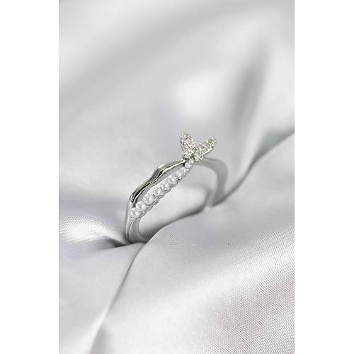 G�m�� Renk Kuyruklu Kelebek Model �ncili Kad�n Y�z�k