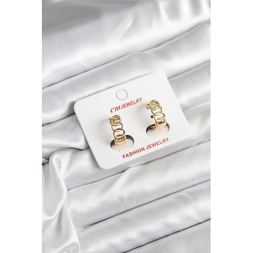 14K Gold Renk Kaplama Samanyolu Model CM Kad�n K�pe