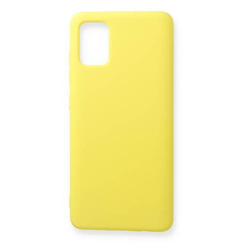 Galaxy A71 K�l�f Nano i�i Kadife Silikon - Sar�