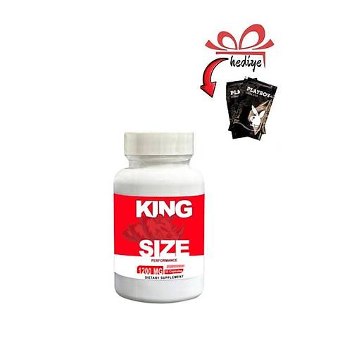 King Size Erkeklere �zel Destekleyici 30'lu + Kayganla�t�r�c� Jelle