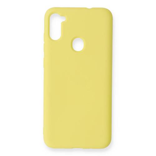 Galaxy A11 K�l�f Nano i�i Kadife Silikon - Sar�
