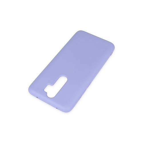 Redmi Note 8 Pro K�l�f Nano i�i Kadife Silikon - Lila