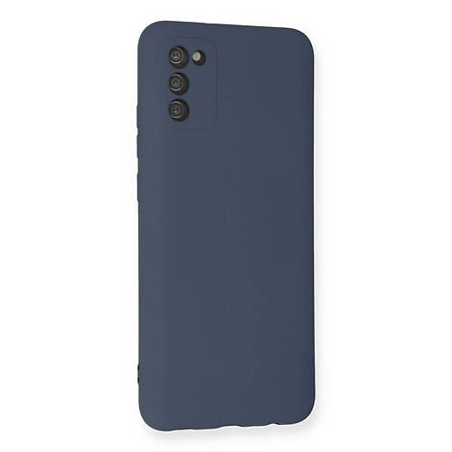 Galaxy A03S K�l�f Nano i�i Kadife Silikon - Gri
