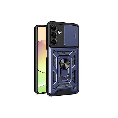 Galaxy A16 5G K�l�f Pars Lens Y�z�kl� Silikon - Lacivert