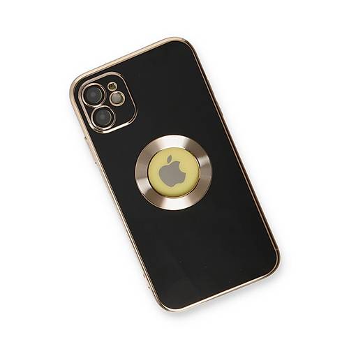 iPhone 12 K�l�f Store Silikon - Siyah