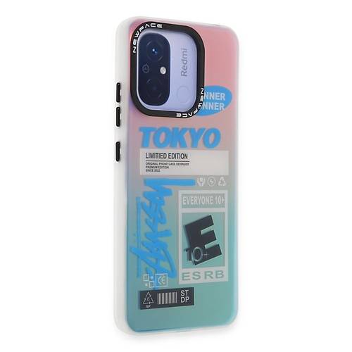Redmi 12C K�l�f Estoril Desenli Kapak - Estoril - 1