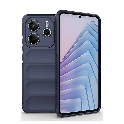 Redmi Note 14 4G K�l�f Optimum Silikon - Lacivert