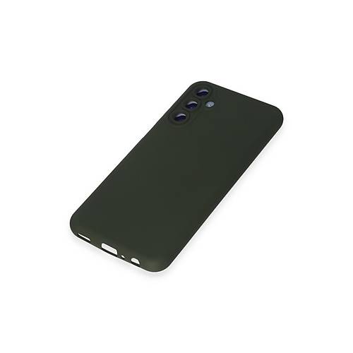 Galaxy M14 5G K�l�f Nano i�i Kadife Silikon - Koyu Ye�il