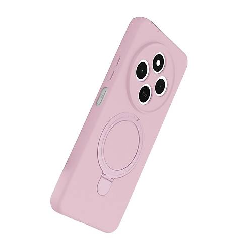 Redmi 14C Regal Magsafe Standl� Kapak - A��k Pembe