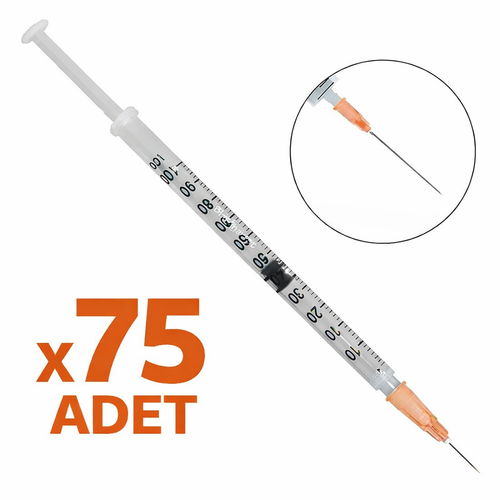 1 ML �ns�lin Enjekt�r� � Steril Tek Kullan�ml�k Ultra �nce U�