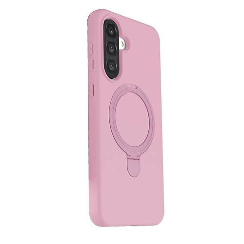 Galaxy A37 5G Regal Magsafe Standl� Kapak - A��k Pembe