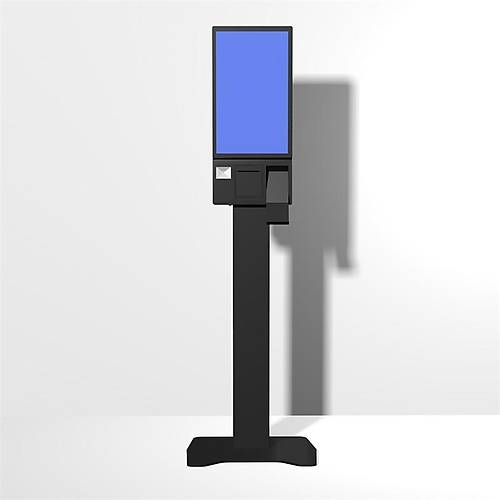 TIWOX K-2150B 21.5" I7 5.NES�L 256GB SSD 16GB RAM WIFI 80MM F�� YAZICI 2D OKUYUCU FHD DOKUNMAT�K KIOSK AYAKLI S�YAH