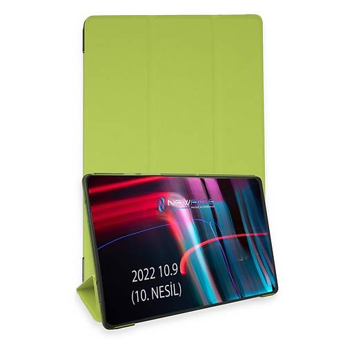 iPad 2022 10.9 (10.nesil) K�l�f Tablet Smart K�l�f - A��k Ye�il