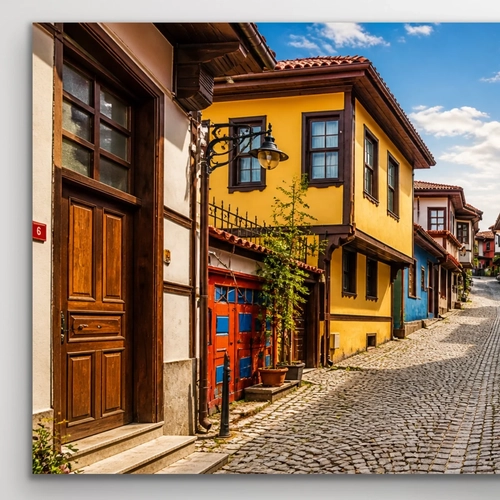 Eski�ehir Odun Pazar� Kanvas Tablo 40X80 CM