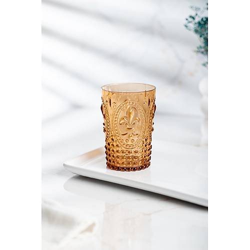 Akrilik Bal Tekli K�sa Bardak & Su Me�rubat Kahve Yan� Barda�� 400 ml ( Cam De�ildir )